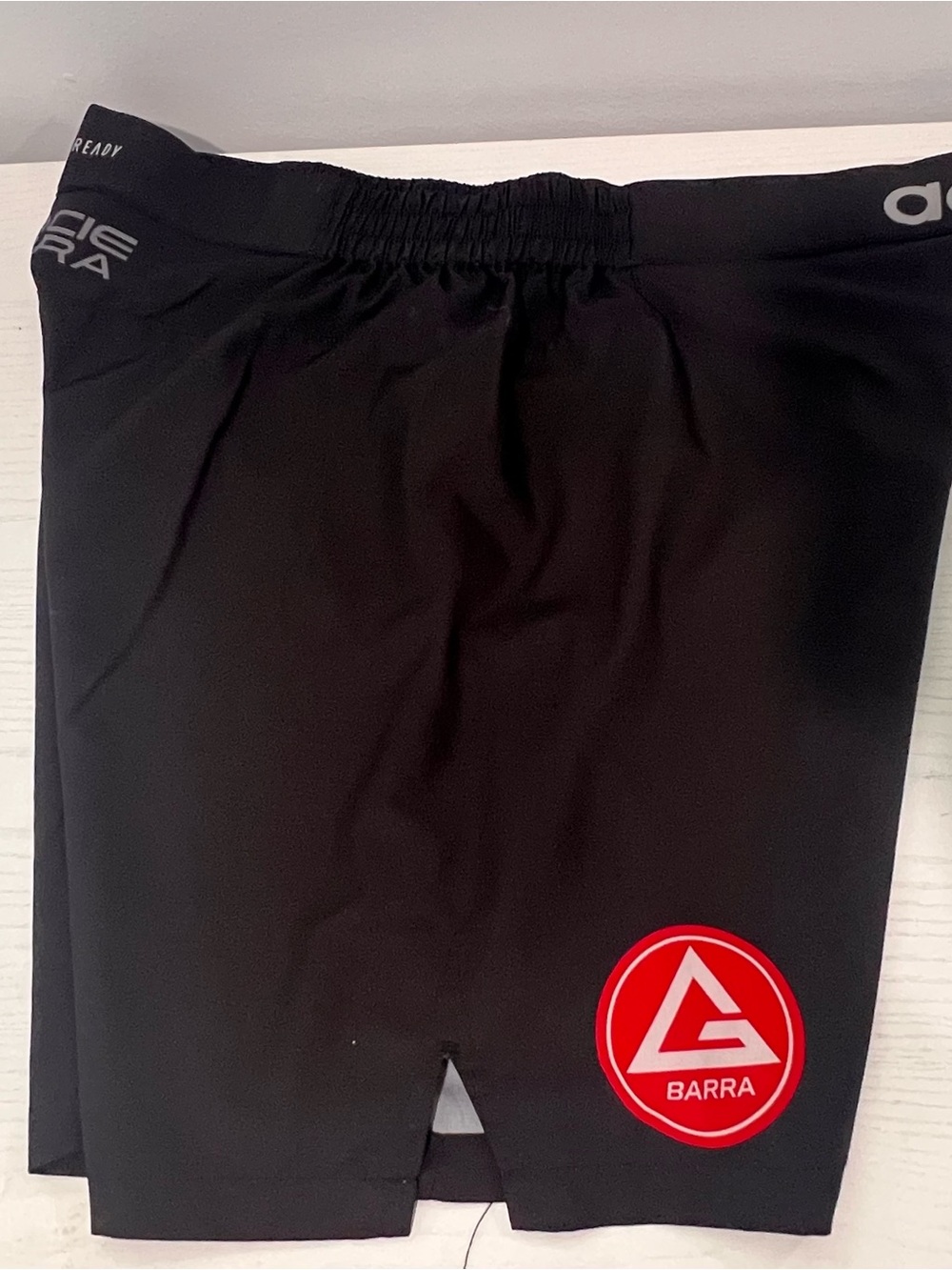 adidas Black Shorts with White Logo Accent - Picture 3 of 9